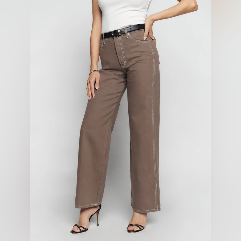 Reformation Cowboy High Rise Straight Jeans Size 26 - Sold out style!!